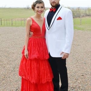 Size 0 Red Sherri Hill Dress!